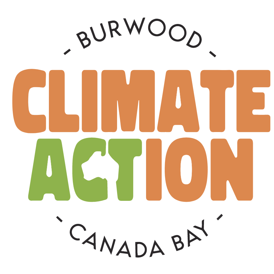 Logo of Climate Action Burwood-Canada Bay on white background